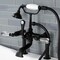 Aqua Vintage Deck Mount Clawfoot Tub Faucet, Matte Black AE103T0WLL - alternate 6